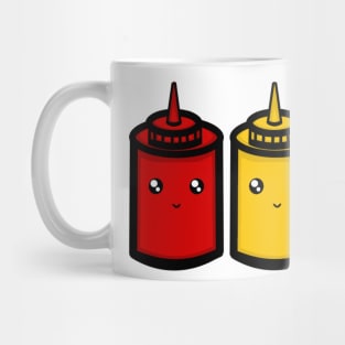 Ketchup and Mustard Mug